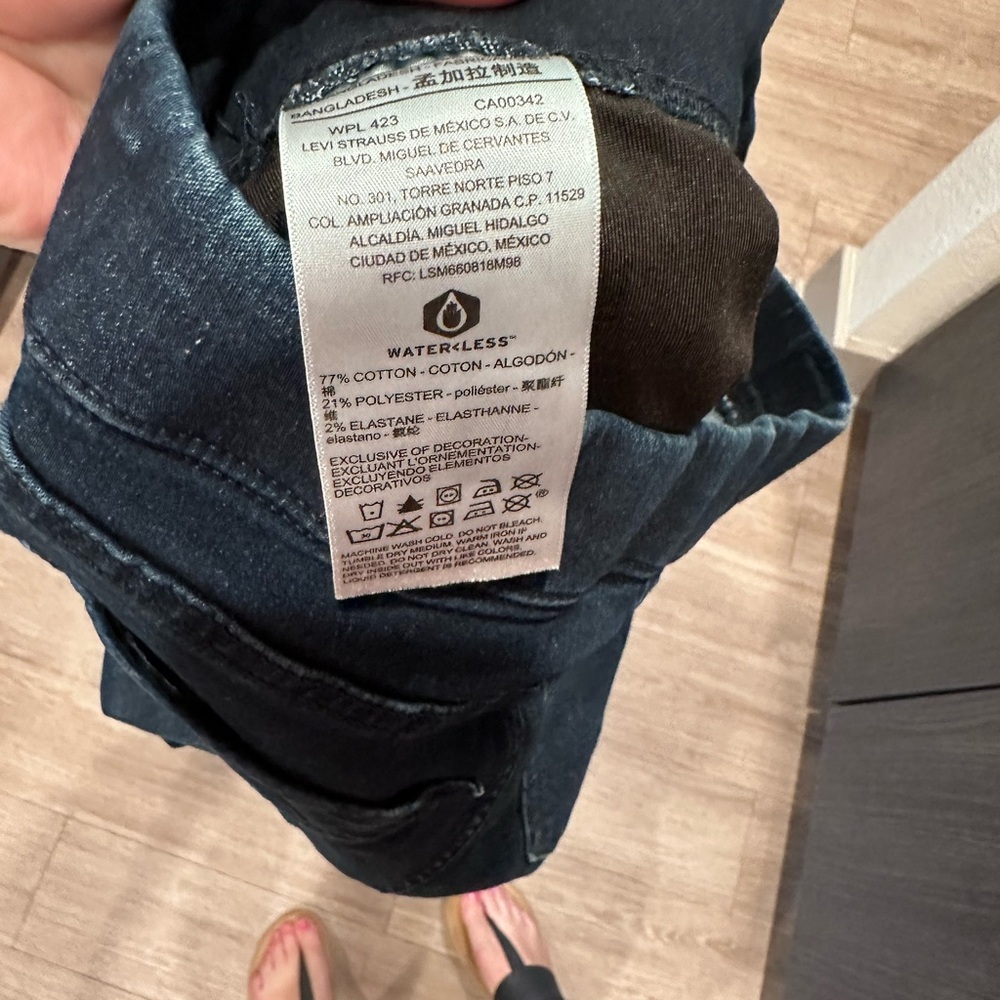 Signature by Levi Strauss Indigo Skinny Jeans - Picture 4 of 5